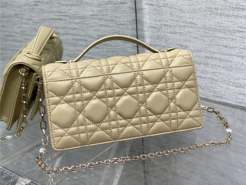 MISS DIOR MINI BAG Cannage Lambskin Beige High