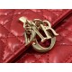 MISS DIOR MINI BAG Cannage Lambskin Red High