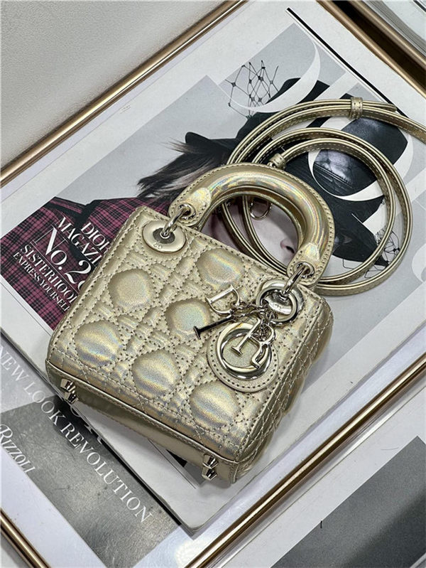 MICRO LADY Dior BAG Gold High