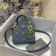 MICRO LADY Dior BAG Cannage Lambskin Blue-Dark High