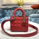 SMALL LADY Dior MY ABCDior BAG Cannage Lambskin Enamel Inside Suede High