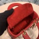 SMALL LADY Dior MY ABCDior BAG Cannage Lambskin Enamel Inside Suede High