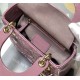 MINI LADY Dior BAG Patent Cannage Calfskin Powder Pink High