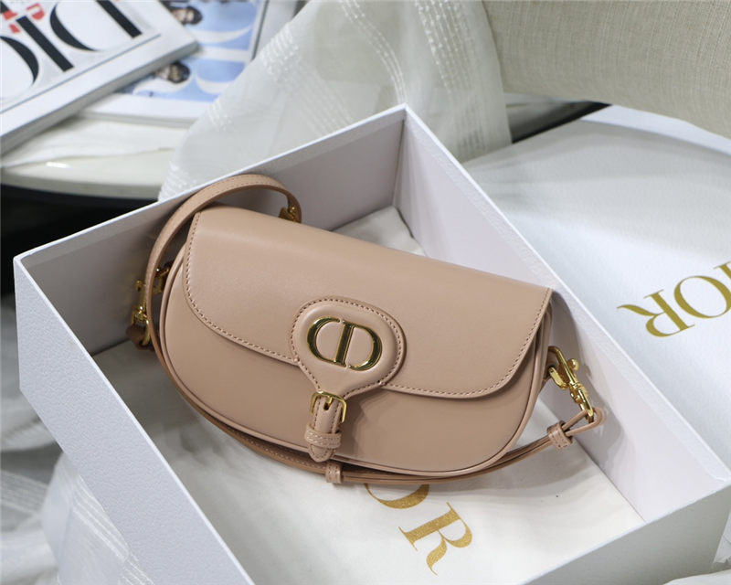 Dior BOBBY EAST-WEST BAG Box Calfskin Pink High