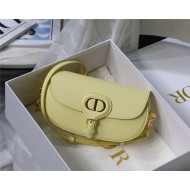 Dior BOBBY EAST-WEST BAG Box Calfskin Light Yellow High