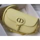 Dior BOBBY EAST-WEST BAG Box Calfskin Light Yellow High