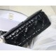 LARGE Dior CARO BAG Quilted Macrocannage Calfskin Black High