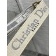 ADJUSTABLE SHOULDER STRAP 'Christian Dior' Embroidery Grey High