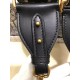 SHOULDER STRAP 'Christian Dior' Embroidery Black High