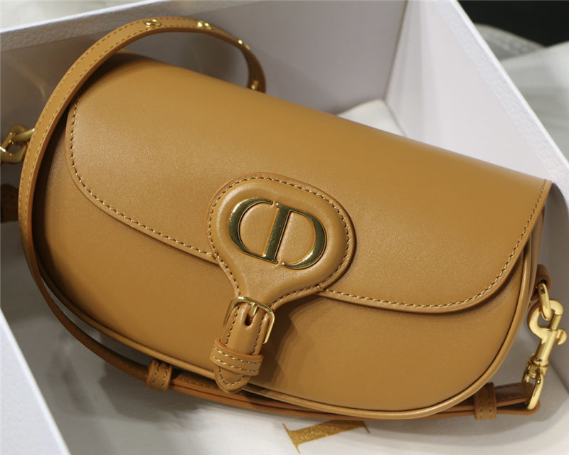 Dior BOBBY EAST-WEST BAG Box Calfskin Amber High