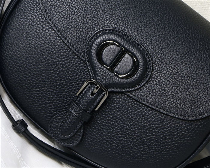 MEDIUM Dior BOBBY BAG Grained Calfskin Black High