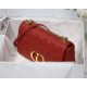 MEDIUM Dior CARO BAG Supple Cannage Calfskin Red High