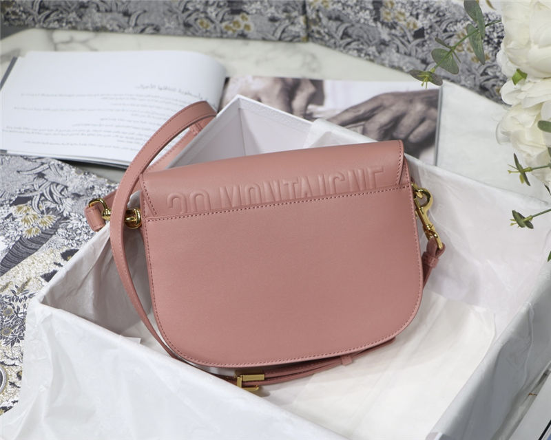 MEDIUM Dior BOBBY BAG Box Calfskin Pink High