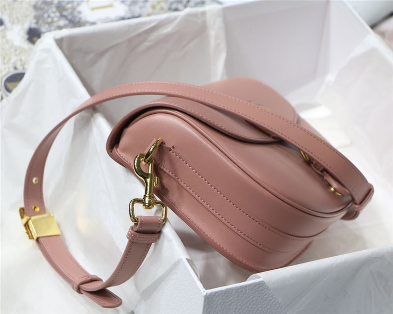 MEDIUM Dior BOBBY BAG Box Calfskin Pink High