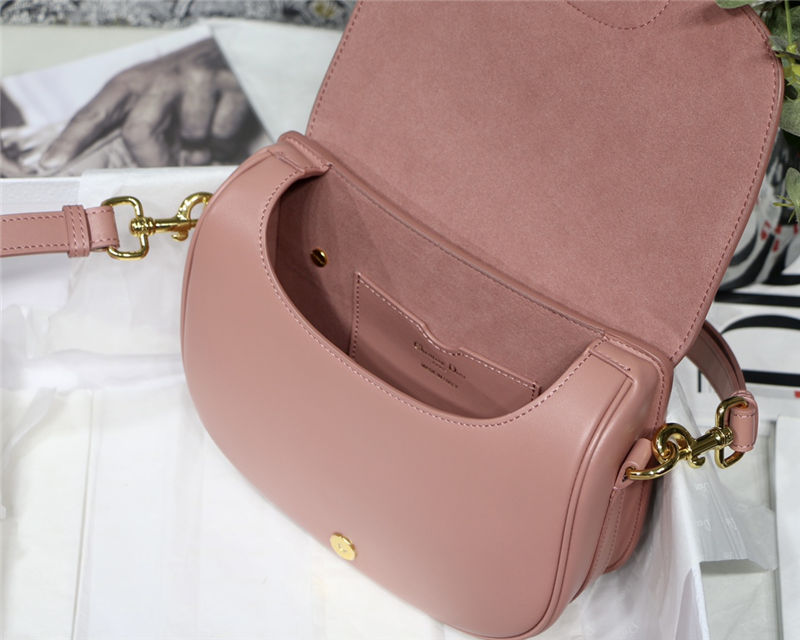 MEDIUM Dior BOBBY BAG Box Calfskin Pink High