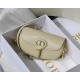 Dior BOBBY EAST-WEST BAG Box Calfskin Beige High