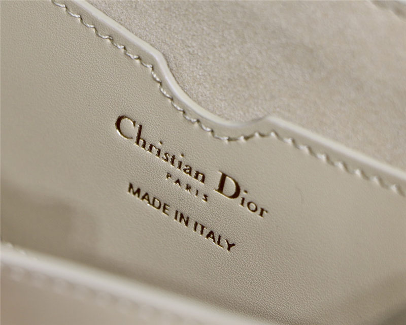 Dior BOBBY EAST-WEST BAG Box Calfskin Beige High