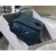 LARGE Dior CARO BAG Quilted Macrocannage Calfskin Ocean Blue High