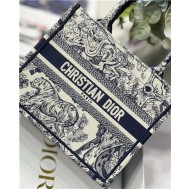 SMALL Dior BOOK TOTE Toile de Jouy Embroidery High