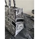 MEDIUM Dior BOOK TOTE Toile de Jouy Voyage Embroidery Black/White High