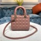 MEDIUM LADY Dior BAG Cannage Lambskin Enamel High 