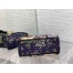 MEDIUM LADY D-LITE BAG Multicolor D-Constellation Embroidery High