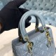 MEDIUM LADY Dior BAG Cannage Lambskin Enamel High 