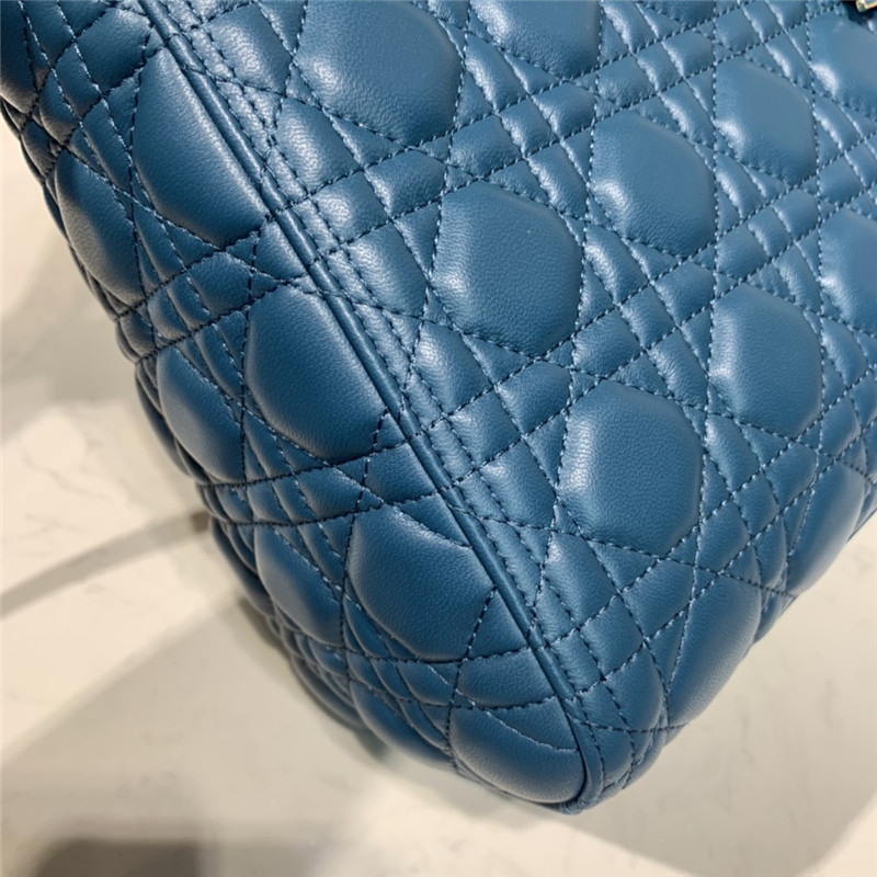 MEDIUM LADY Dior BAG Cannage Lambskin Enamel High 