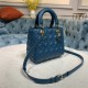 MEDIUM LADY Dior BAG Cannage Lambskin Enamel High 