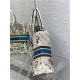 LARGE Dior BOOK TOTE Multicolor D-Constellation Embroidery High