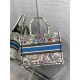 MEDIUM Dior BOOK TOTE Multicolor D-Constellation Embroidery High