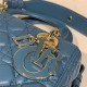 SMALL LADY Dior MY ABCDior BAG Cannage Lambskin Enamel Inside Suede High