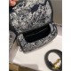 SMALL Dior BOBBY BAG Toile De Jouy Reverse Blue High