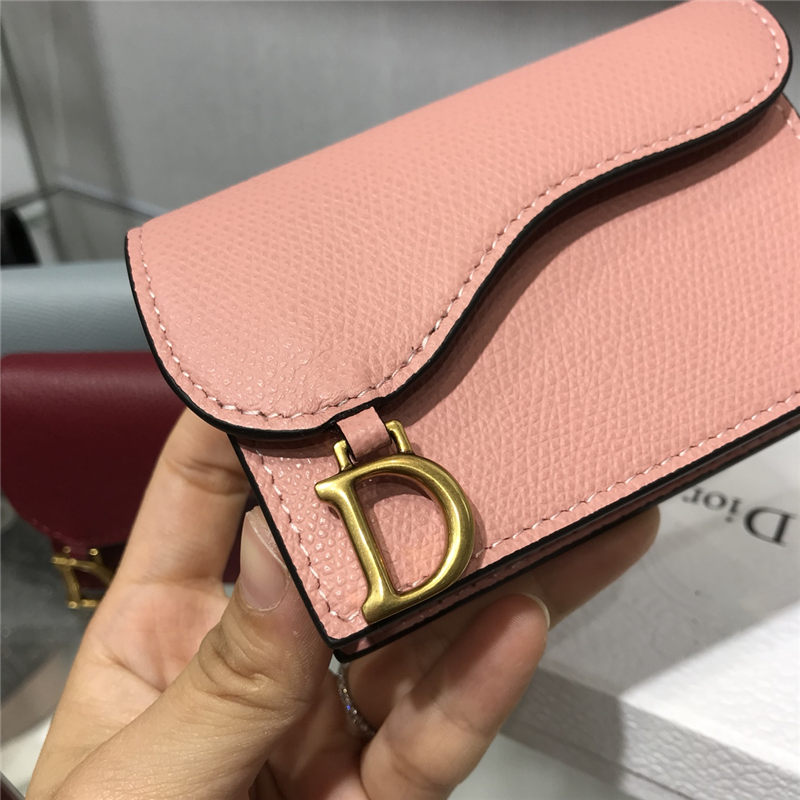 Dior SADDLE FLAP CARD HOLDER High