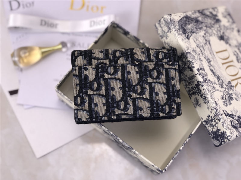 Dior SADDLE FLAP CARD HOLDER High