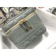 SMALL DiorTRAVEL VANITY CASE Gray Cannage Lambskin High