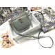 SMALL DiorTRAVEL VANITY CASE Gray Cannage Lambskin High