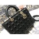 LARGE LADY Dior BAG Cannage Lambskin Black High