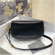 Dior BOBBY EAST-WEST BAG Box Calfskin Black High