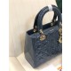 MEDIUM LADY Dior BAG Patent Cannage Calfskin High