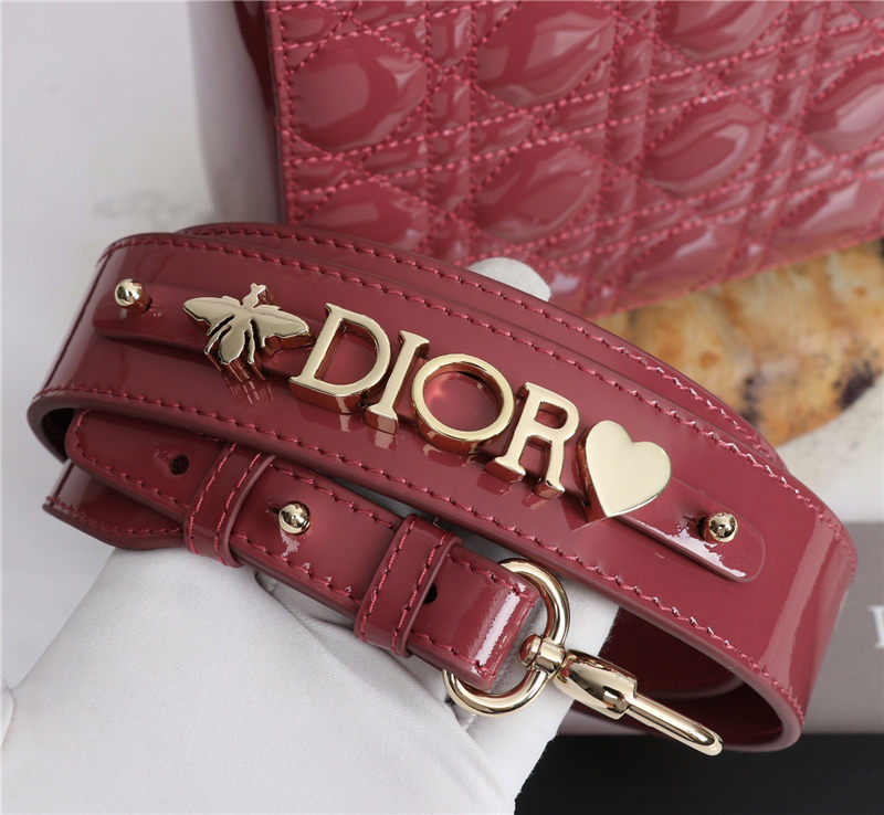 SMALL LADY Dior MY ABCDior BAG Patent Cannage Calfskin High