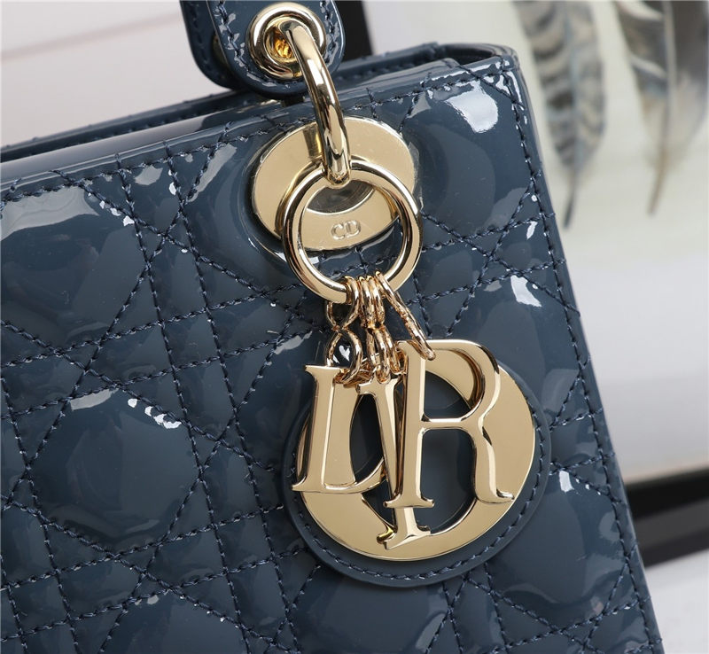 SMALL LADY Dior MY ABCDior BAG Patent Cannage Calfskin High