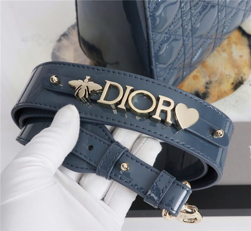 SMALL LADY Dior MY ABCDior BAG Patent Cannage Calfskin High