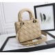 SMALL LADY Dior MY ABCDior BAG Cannage Lambskin Enamel High