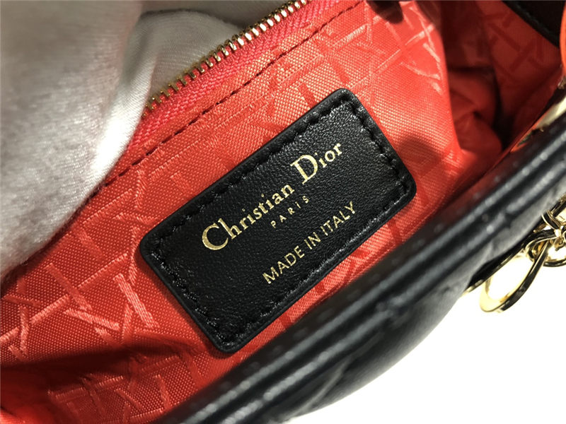 SMALL LADY Dior MY ABCDior BAG Cannage Lambskin High