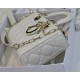 LADY D-JOY BAG MEDIUM Cannage Lambskin Cream High