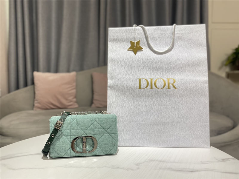 SMALL Dior CARO BAG Macrocannage Linen High