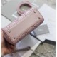 MINI LADY Dior BAG Cannage Lambskin Silver Metal Pink High