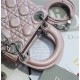 MINI LADY Dior BAG Cannage Lambskin Silver Metal Pink High