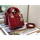 MINI LADY Dior BAG Patent Cannage Calfskin Red High